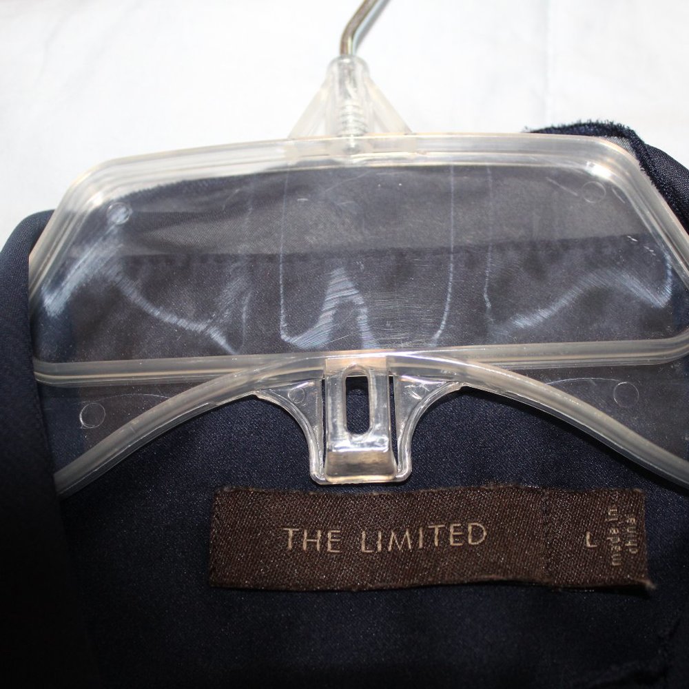 Navy Ruffled Blouse - Picture 4 of 4